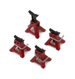 YEAH RACING YEA-YA-0725RD 1/18 & 1/24 MICRO CRAWLER ADJUSTABLE HEIGT 3 TON JACK: RED (4)