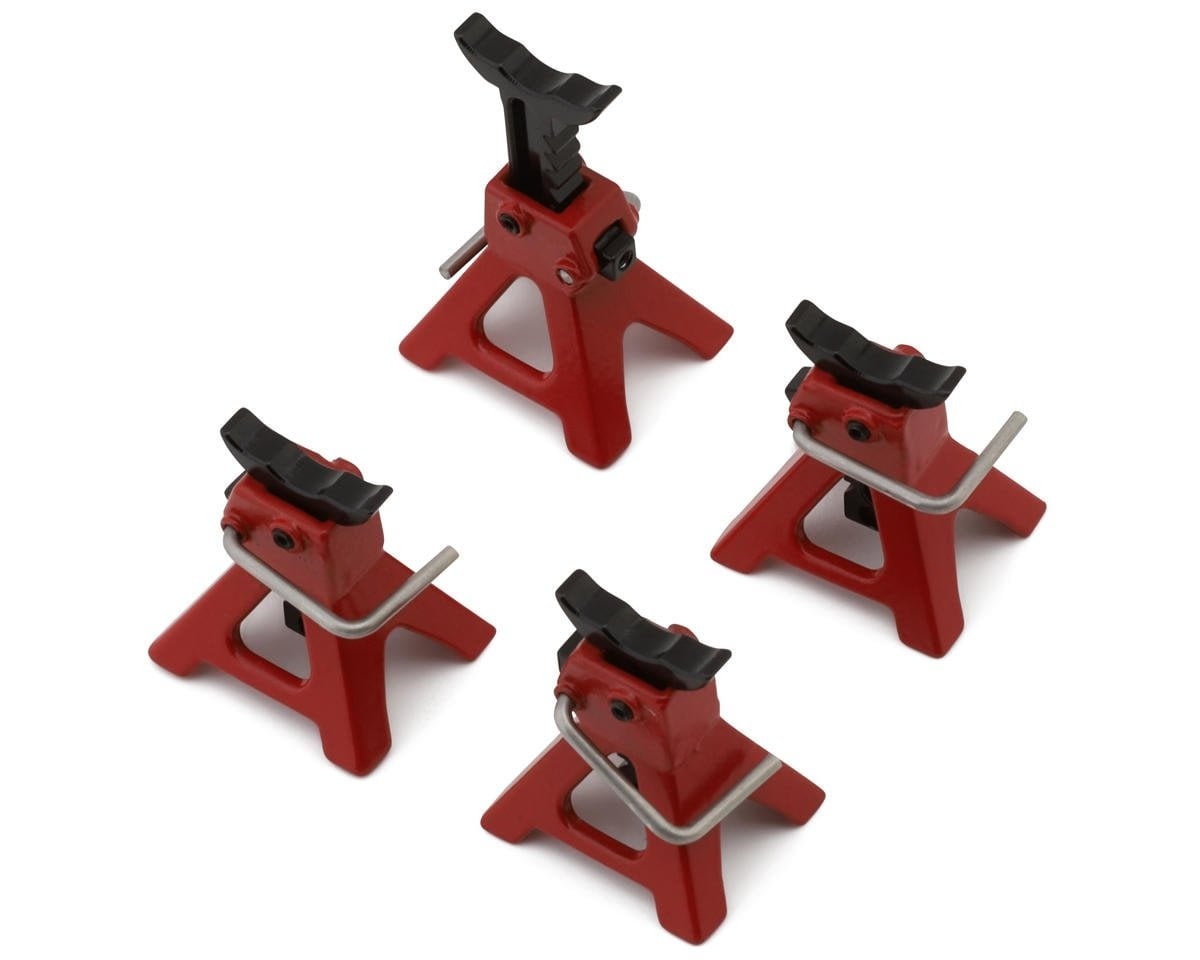 YEA-YA-0725RD 1/18 & 1/24 MICRO CRAWLER ADJUSTABLE HEIGT 3 TON JACK: RED (4)