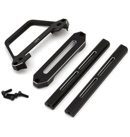 YEAH RACING YEA-YA-0711BK FLYSKY NB4+ TRANSMITTER ALUMINUM FRAME W/HANDLE: BLACK