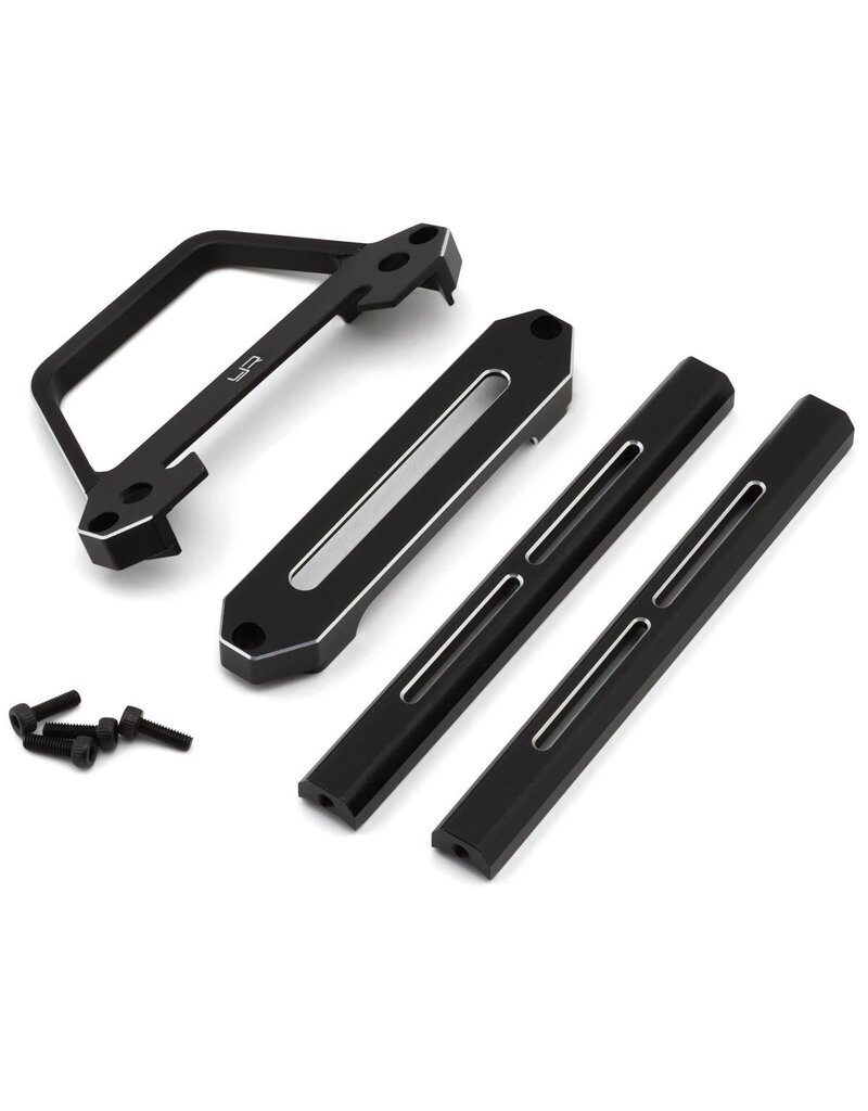 YEAH RACING YEA-YA-0711BK FLYSKY NB4+ TRANSMITTER ALUMINUM FRAME W/HANDLE: BLACK