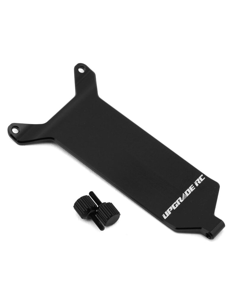 UPGRADE RC UPG-11022 MACHINED ALUMINUM TOP DECK & THUMBSCREWS SET FOR LOSI® MICRO-B™: BLACK