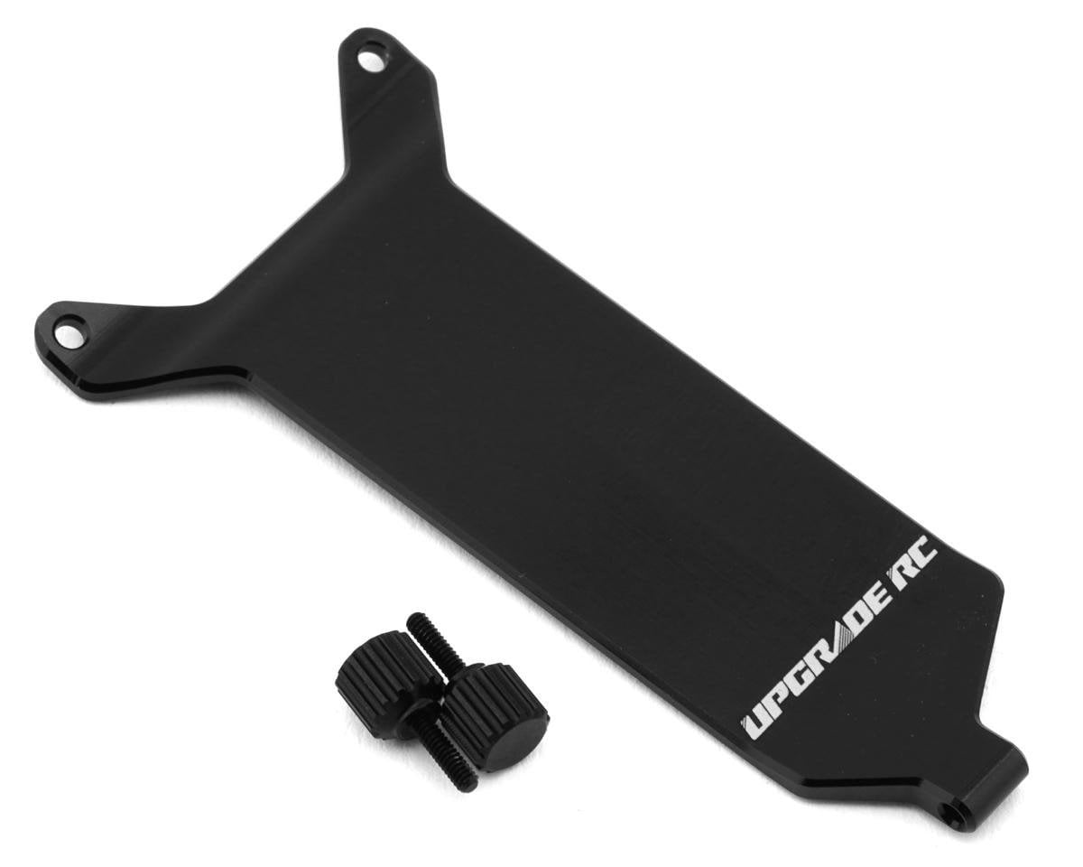 UPG-11022 MACHINED ALUMINUM TOP DECK & THUMBSCREWS SET FOR LOSI® MICRO-B™: BLACK