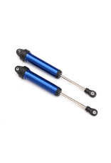 TRAXXAS TRA8451X 134 MM BLUE ALUMINUM GTR DAMPERS: BLUE (2)
