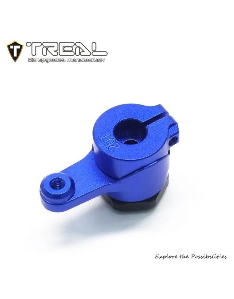TREAL TRLX0049QJF7L LOSI MINI LMT 7075 ALUMINUM SERVO SAVER SET 20T: BLUE