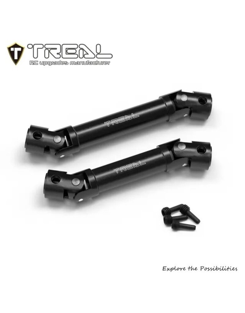 TREAL TRLX004FBALQJ REDCAT ASCENT18 HEAVY DUTY HARDENED STEEL CENTER DRIVESHAFTS SET
