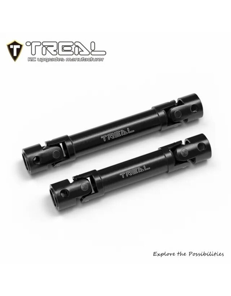 TREAL TRLX004FBALQJ REDCAT ASCENT18 HEAVY DUTY HARDENED STEEL CENTER DRIVESHAFTS SET