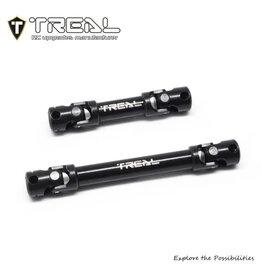 TREAL TRLX004FB8UTJ HD STEEL CENTER SLIDER DRIVESHAFTS SET FOR TRAXXAS TRX-4MT (2)