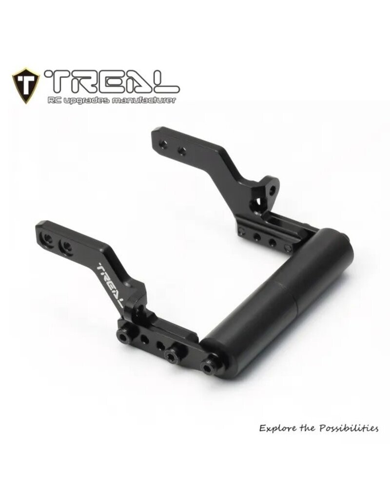 TREAL TRLX004IQHTW5 7075 ALUMINUM WHEELIE BAR FOR TRAXXAS TRX-4MT: BLACK