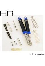 HOT RACING HRATD100T06 INTERNAL SPRING AIR SHOCKS 100MM: BLUE (2)