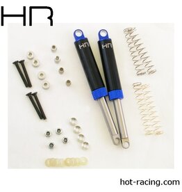 HOT RACING HRATD100T06 INTERNAL SPRING AIR SHOCKS 100MM: BLUE (2)