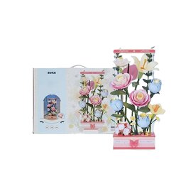ROBOTIME ROEAF01D BLOOMING BOUQUET BOX DIY 3D PUZZLE