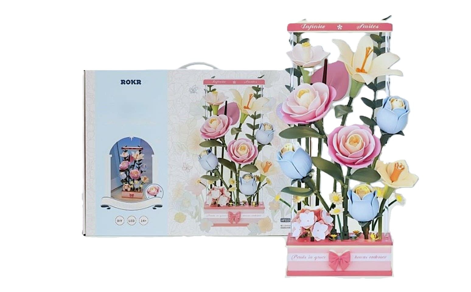 ROEAF01D BLOOMING BOUQUET BOX DIY 3D PUZZLE