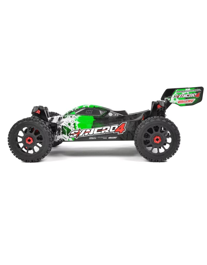 TEAM CORALLY COR00287-G SYNCRO-4 1/8 4S BRUSHLESS OFF ROAD BUGGY, RTR, GREEN