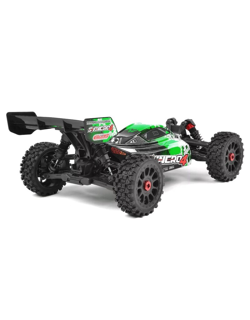 TEAM CORALLY COR00287-G SYNCRO-4 1/8 4S BRUSHLESS OFF ROAD BUGGY, RTR, GREEN