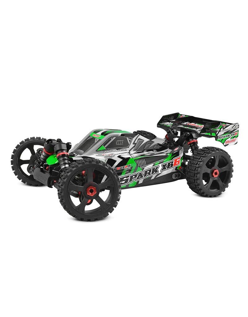 TEAM CORALLY COR00285-G SPARK XB6 1/8 6S BASHER BUGGY, RTR, GREEN