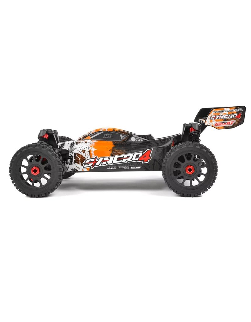 TEAM CORALLY COR00287-O SYNCRO-4 1/8 4S BRUSHLESS OFF ROAD BUGGY, RTR, ORANGE