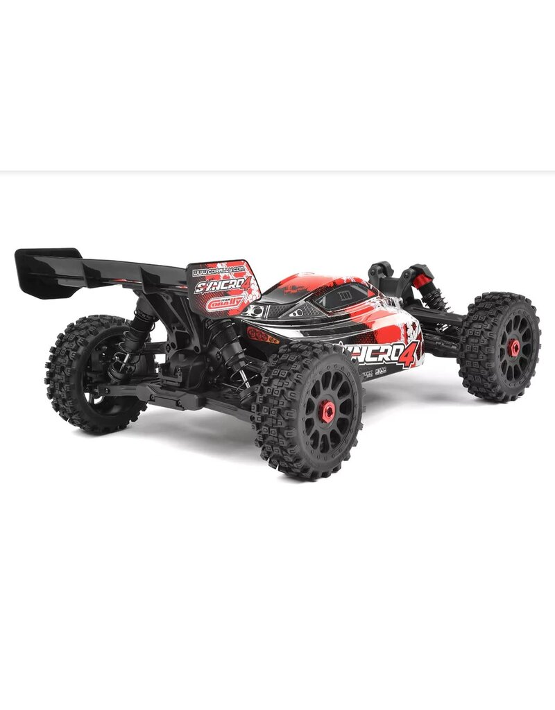 TEAM CORALLY COR00287-R CORALLY SYNCRO-4 1/8 4S BRUSHLESS OFF ROAD BUGGY, RTR, RED