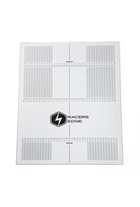 RACERS EDGE RCEPRO2700 PIT SET UP BOARD FOR 1/10, 1/8 BUGGY & ON ROAD CAR, 400X480MM, EXTRA LIGHWEIGHT WITH PLASTIC DECAL