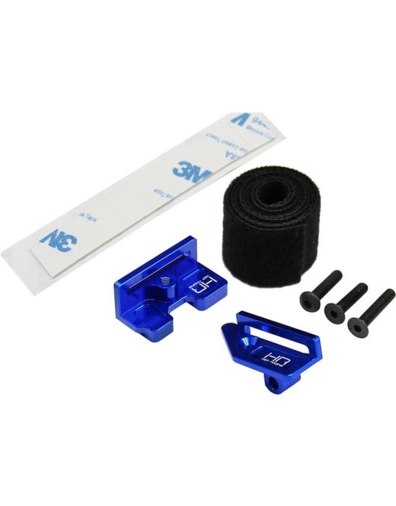 HOT RACING HRAMMX126M06 TALL BATTERY FLEX STRAP HOLD-DOWN SET FOR TRAXXAS MINI MAXX