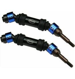 HOT RACING HRAMMX288RC06 METAL CVD SPLINED DRIVESHAFTS FOR TRAXXAS MINI MAXX (2)