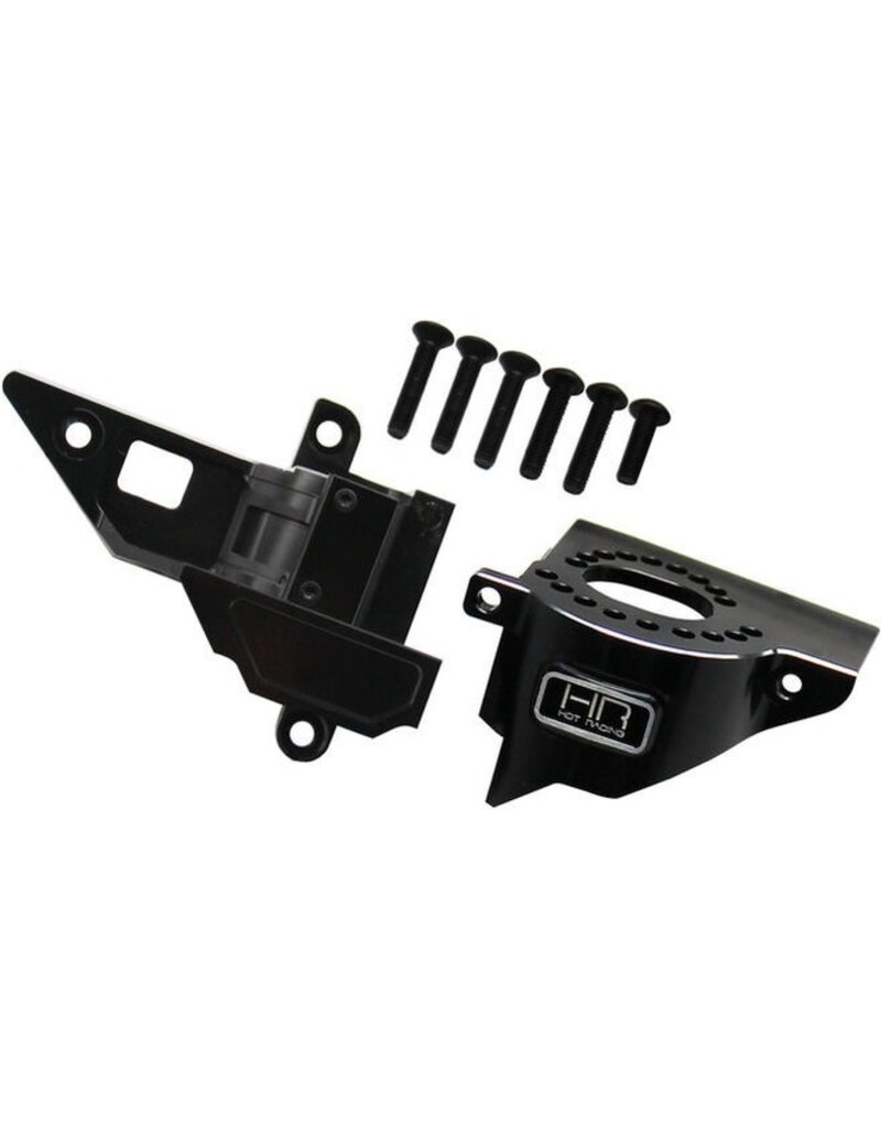 HOT RACING HRAMMX18X01 ADJUSTABLE ALUMINUM MODULAR MOTOR MOUNT FOR TRAXXAS MINI MAXX