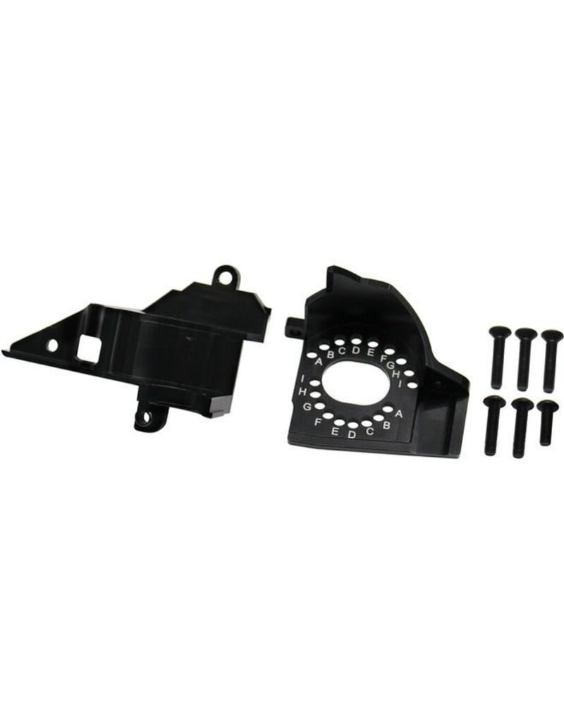 HOT RACING HRAMMX18X01 ADJUSTABLE ALUMINUM MODULAR MOTOR MOUNT FOR TRAXXAS MINI MAXX