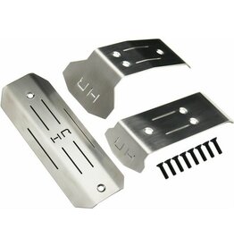 HOT RACING HRAMMX311X STAINLESS STEEL SKID SET FOR TRAXXAS MINI MAXX