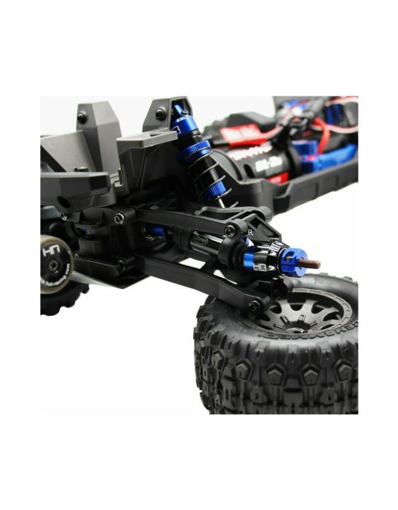 HOT RACING HRAMMX22M01 ALUMINUM AXLE CARRIERS HD BEARINGS FOR TRAXXAS MINI MAXX