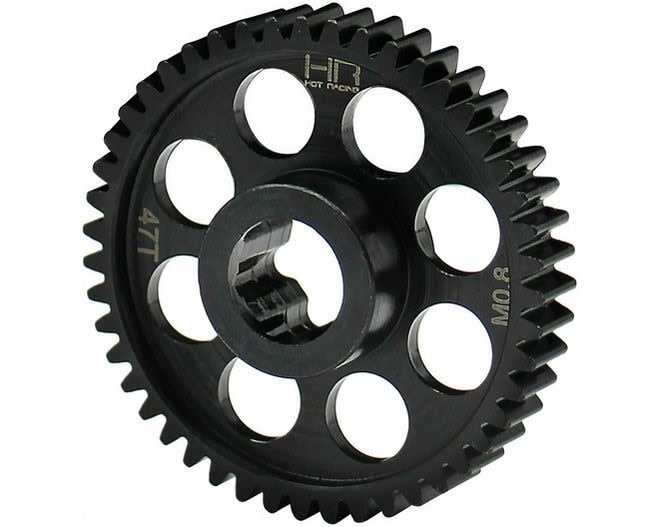 HRASMMX47M08 47T HARDENED STEEL SPUR GEAR MOD 0.8 FOR TRAXXAS MINI MAXX