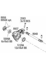 HOT RACING HRAMMX49T01 ALUMINUM STEERING TOE LINKS FOR TRAXXAS MINI MAXX (2)