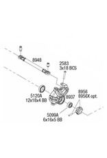 HOT RACING HRAMMX49T01 ALUMINUM STEERING TOE LINKS FOR TRAXXAS MINI MAXX (2)