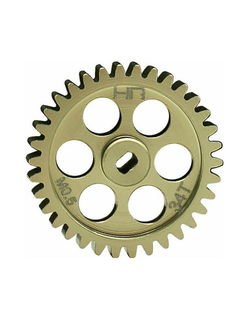 HOT RACING HRALMCB34HM05 ALUMINUM 34T SPEED-RUN SPUR GEAR FOR LOSI MICRO-B