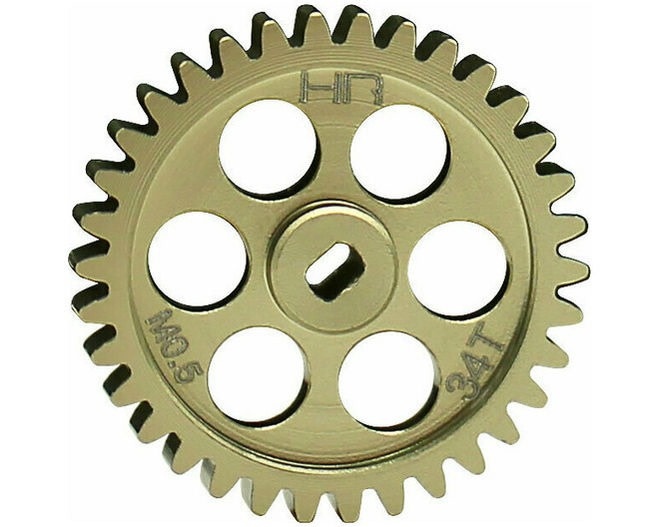 HRALMCB34HM05 ALUMINUM 34T SPEED-RUN SPUR GEAR FOR LOSI MICRO-B