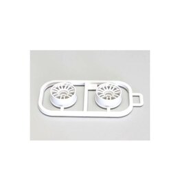 KYOSHO KYOMZH131W-N15B RE30 MULTI WHEEL II NARROW 1.5MM OFFSET: WHITE (2)