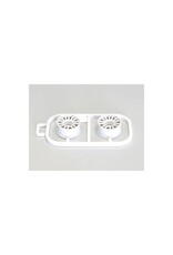 KYOSHO KYOMZH131W-W0B MULTI WHEEL II W/ WHITE 0 OFFSET