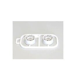 KYOSHO KYOMZH131W-W0B MULTI WHEEL II W/ WHITE 0 OFFSET