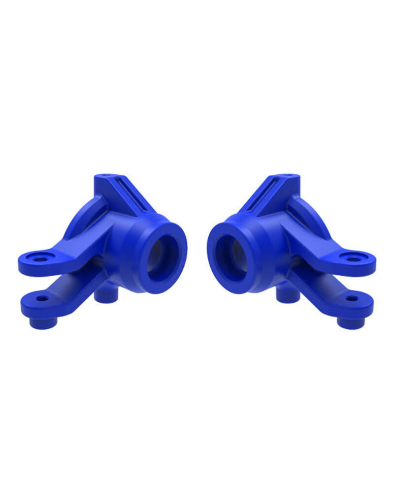 TRAXXAS TRA10736-BLUE STEERING BLOCKS: BLUE (2)