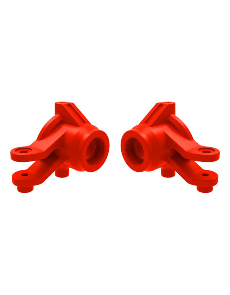 TRAXXAS TRA10736-RED STEERING BLOCKS: RED (2)