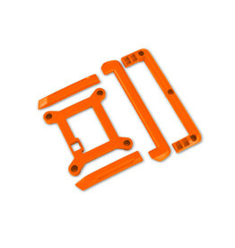 TRAXXAS TRA10717-ORNG ROOF SKID PLATE & TAILGATE PROTECTOR: ORANGE