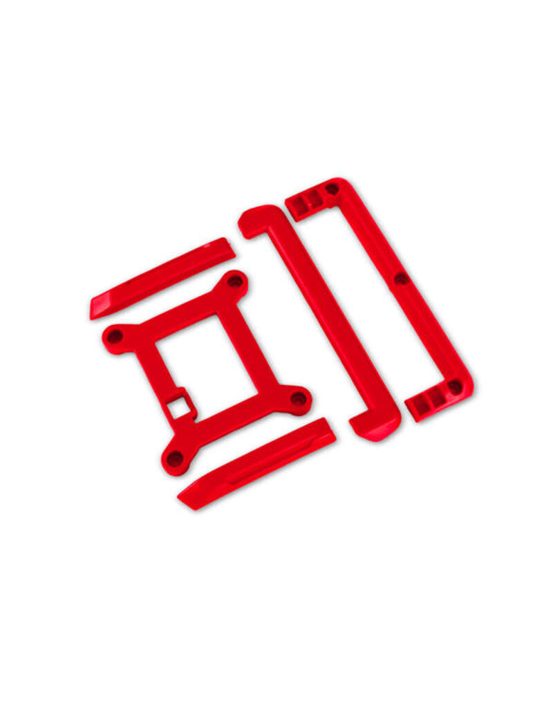 TRAXXAS TRA10717-RED ROOF SKID PLATE & TAILGATE PROTECTOR: RED