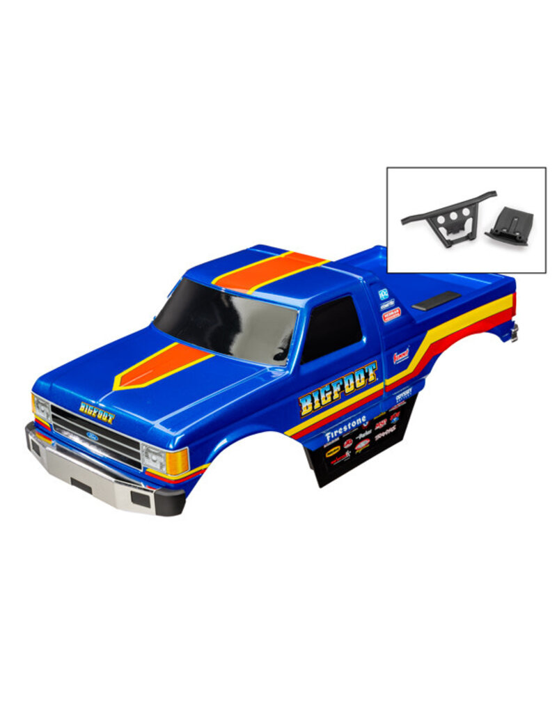 TRAXXAS TRA9020-BLUE BIGFOOT NO. 8 4X4 BODY: BLUE