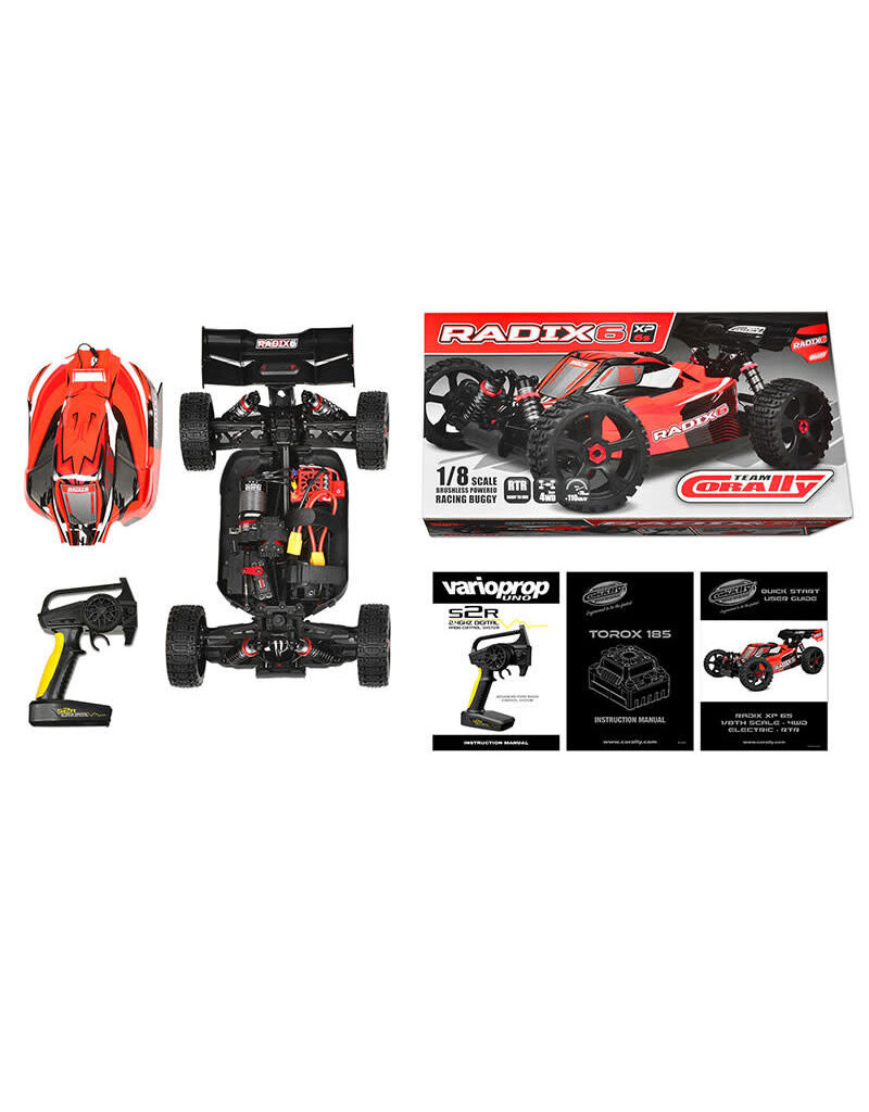 TEAM CORALLY COR00185-R 1/8 RADIX XP 6S 4WD BUGGY RTR