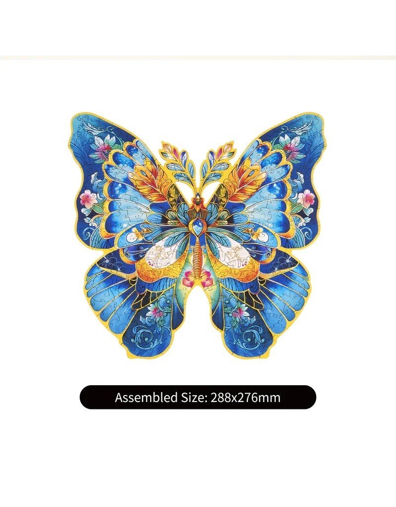 ROBOTIME ROETA003 ROWOOD MORPHO HELENA BUTTERFLY 200PC WOODEN JIGSAW PUZZLE