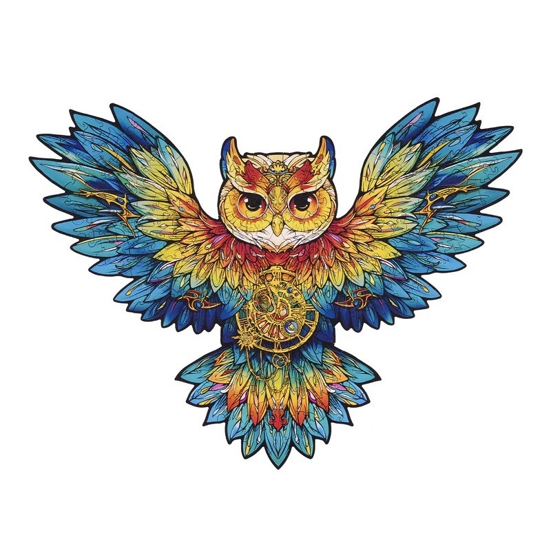 ROETA004 ROWOOD OWL 200PC WOODEN JIGSAW PUZZLE