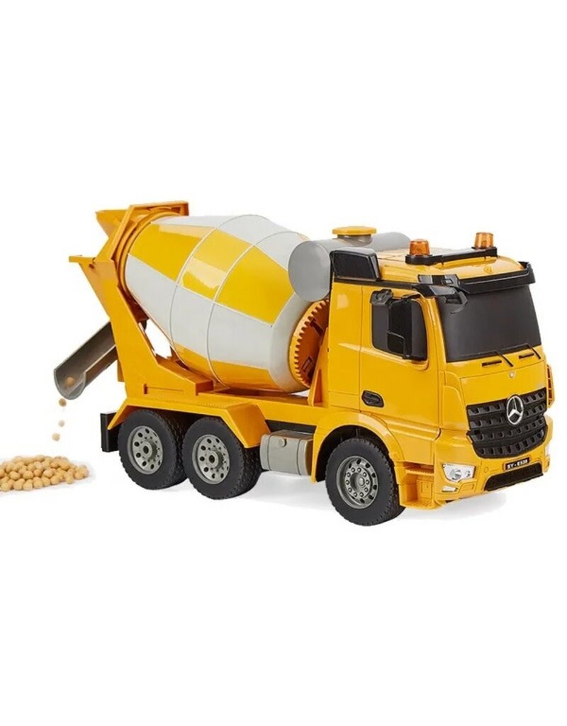 DOUBLE E DEEIMX528 1/20 MERCEDES AROCS CEMENT MIXER