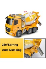 DOUBLE E DEEIMX528 1/20 MERCEDES AROCS CEMENT MIXER