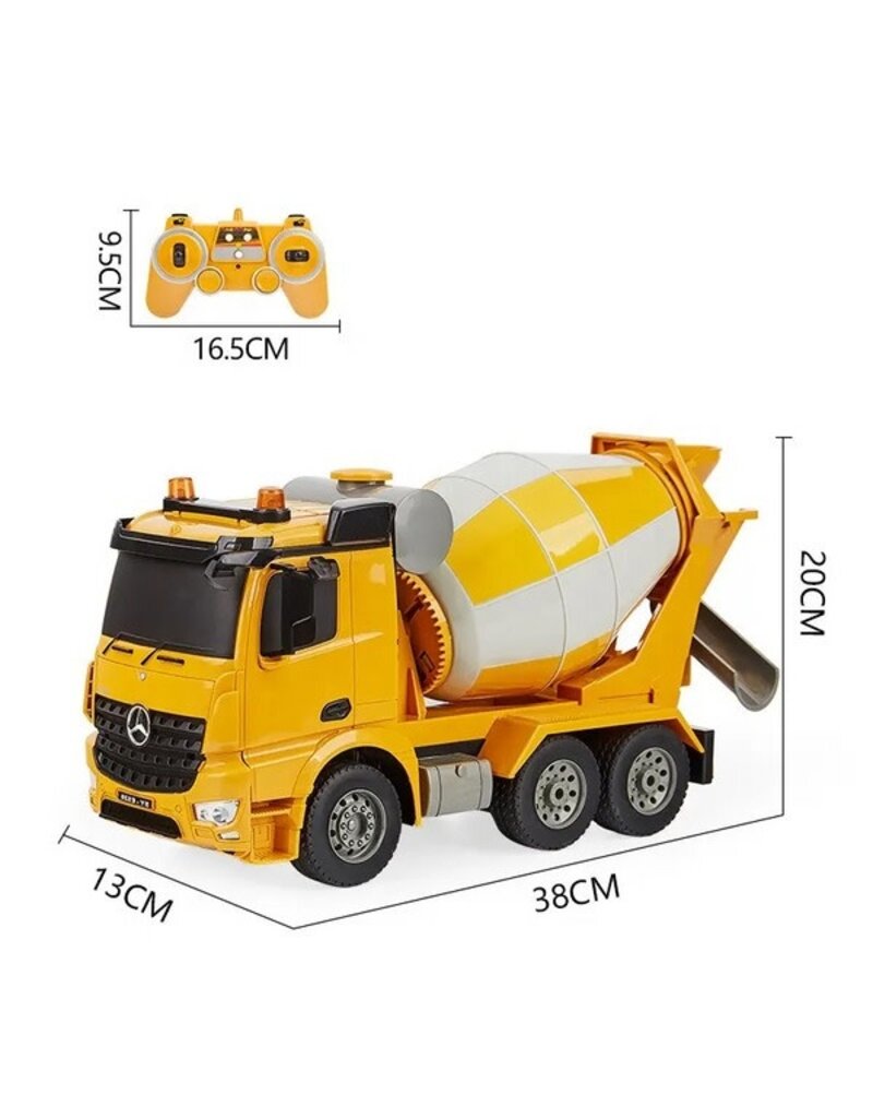 DOUBLE E DEEIMX528 1/20 MERCEDES AROCS CEMENT MIXER