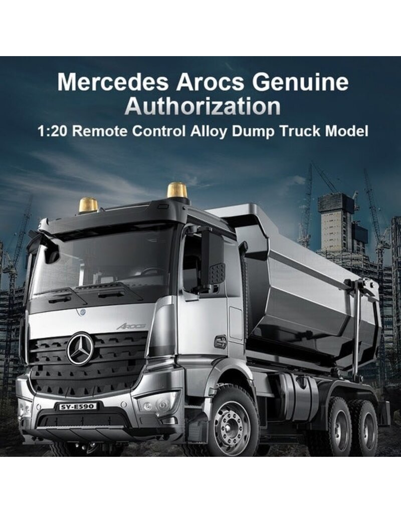 DOUBLE E DEEIMX590 1/20 AROCS RC DUMP TRUCK PRO CASE PACK
