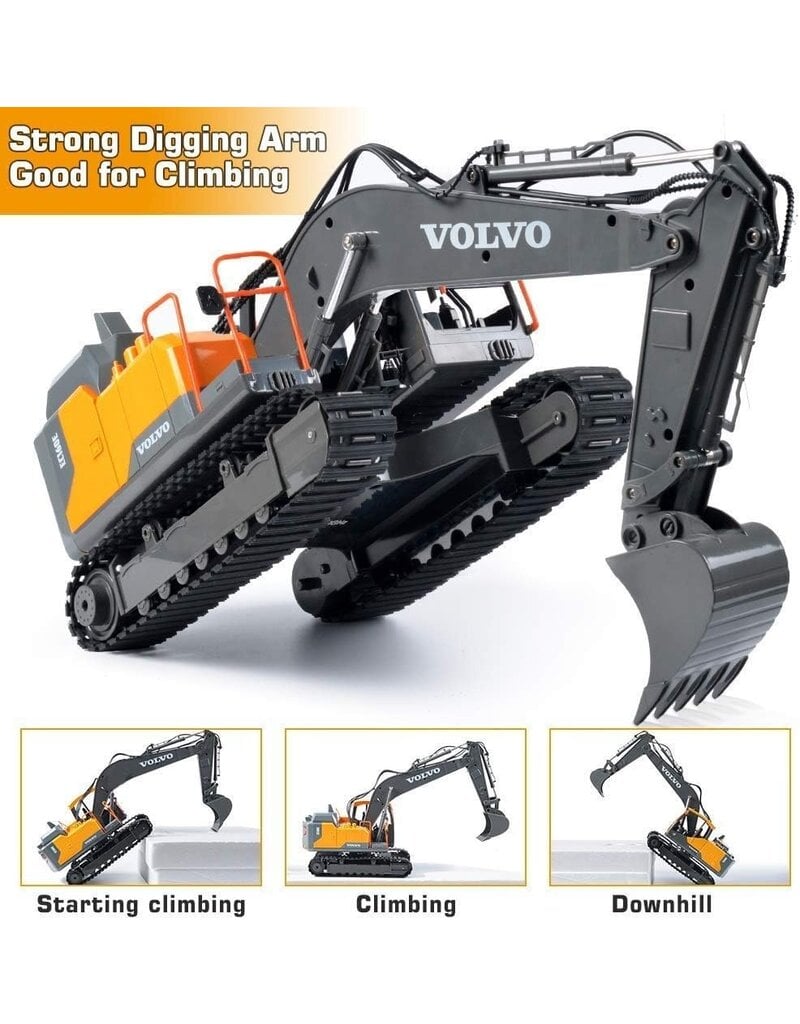 DOUBLE E DEEIMX598 1/16 SCALE VOLVO EXCAVATOR PRO