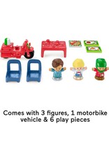 FISHER PRICE FP HBR79 LITTLE PEOPLE WE DELIVER PIZZA PLACE TOY RESTAURANT WITH FIGURES